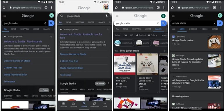 Google Koyu Modu ok Sevdi; imdi de Android Web Sayfasna Tayor