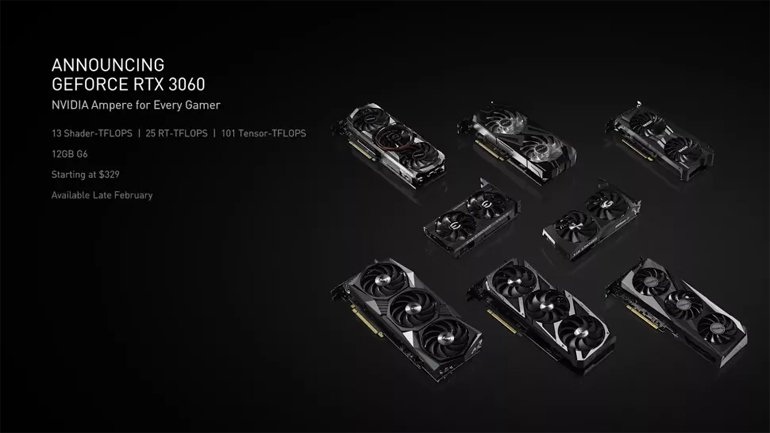 Nvidia'nn Yeni RTX 3060 GPU'su, In Takibini Herkese Getirecek!